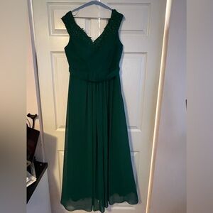 Bridesmaids Dress altered to fit 5.3 in heels size 12
